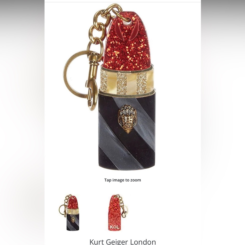 Kurt Geiger Lipstick Keyring